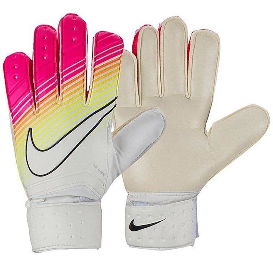 Pink nike football shops gloves