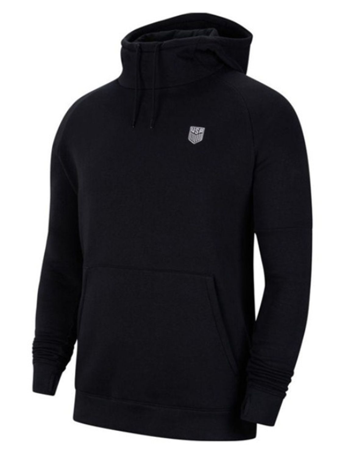 Nike Men's USA Fleece Pullover Hoody - Black/White / S
