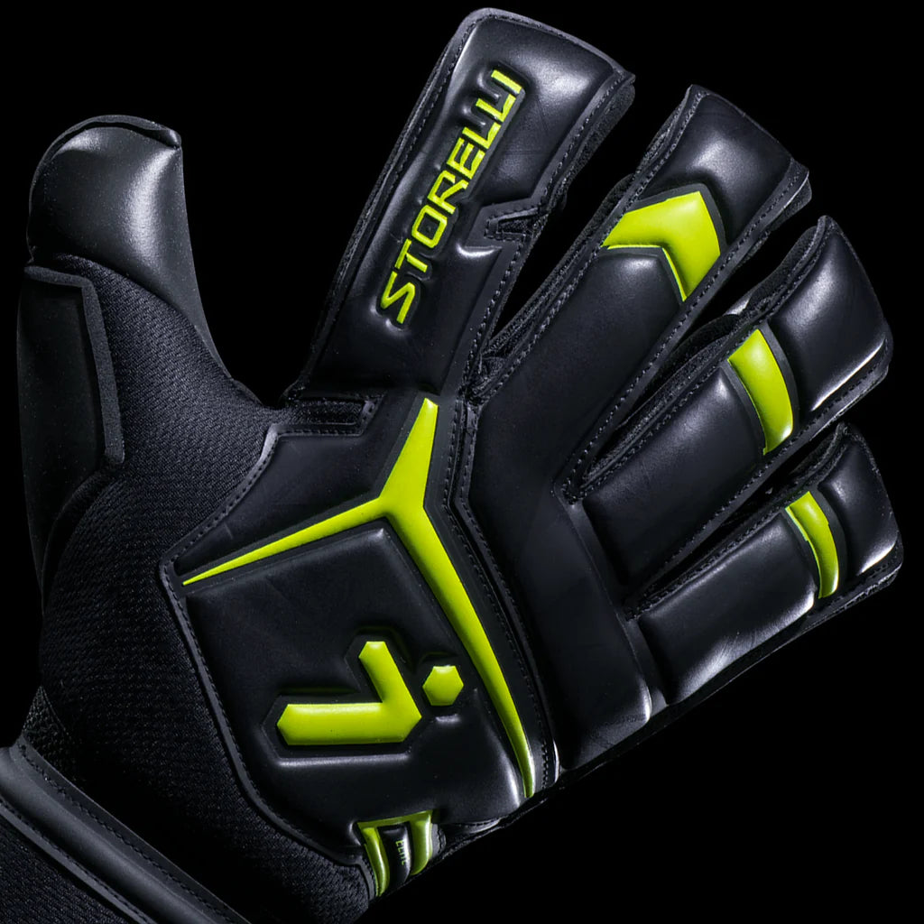 Storelli Gladiator Elite 3 Goalkeeper Gloves Black