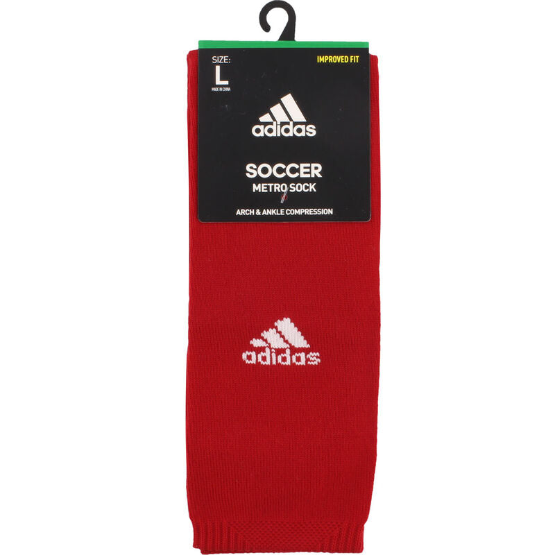 Adidas Metro V Soccer OTC Socks Red S