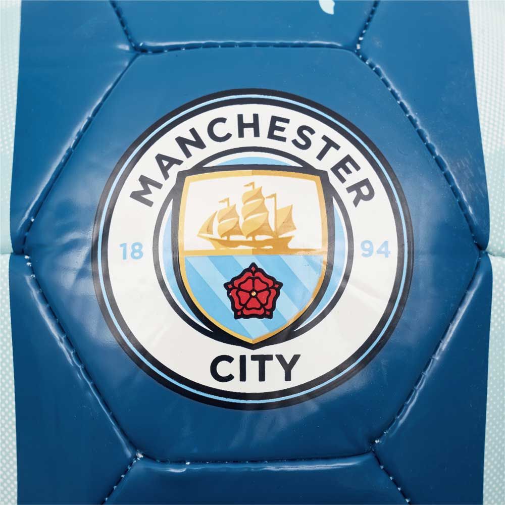 Balón de fútbol PUMA Manchester City FTBLCORE en azul cielo/azul lago