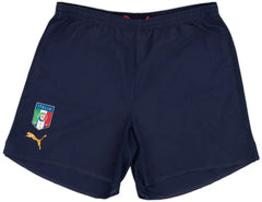 Pantalón corto PUMA Italia visitante 2008/2010 azul marino