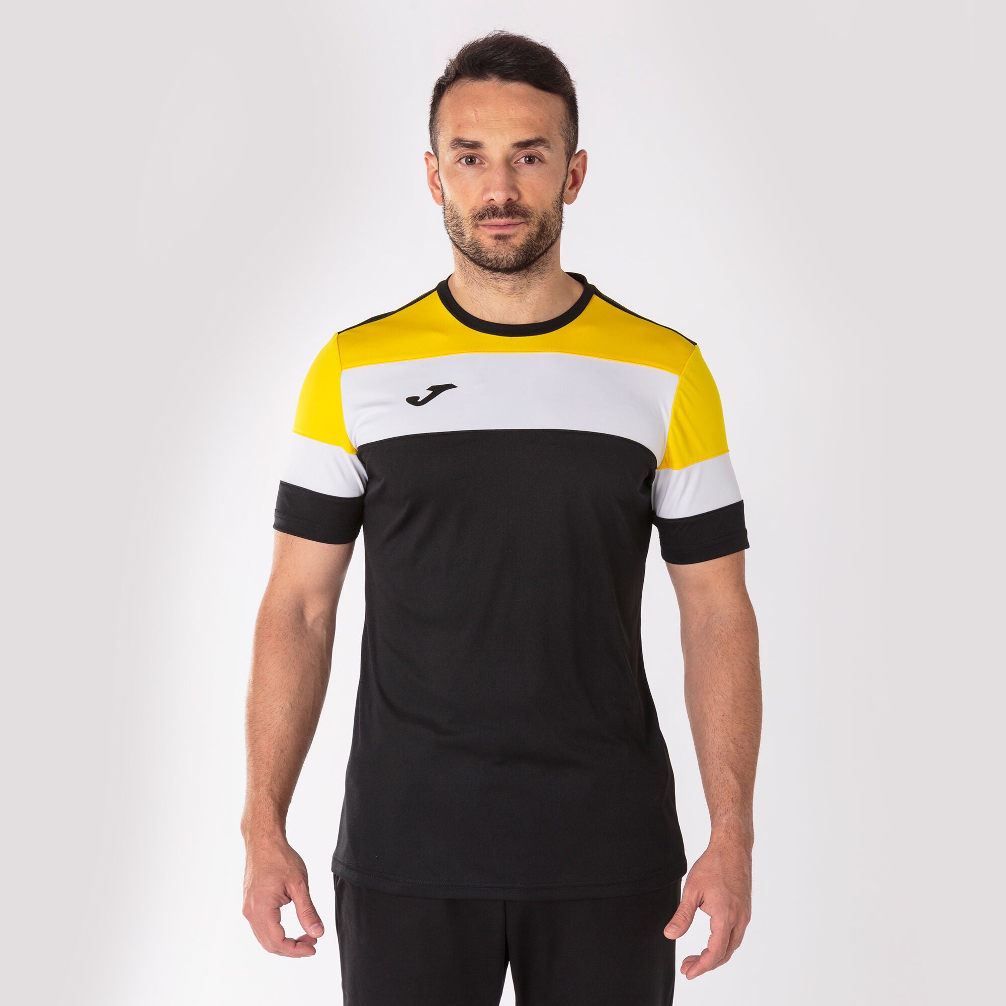 Joma Crew IV Jersey Black/Yellow