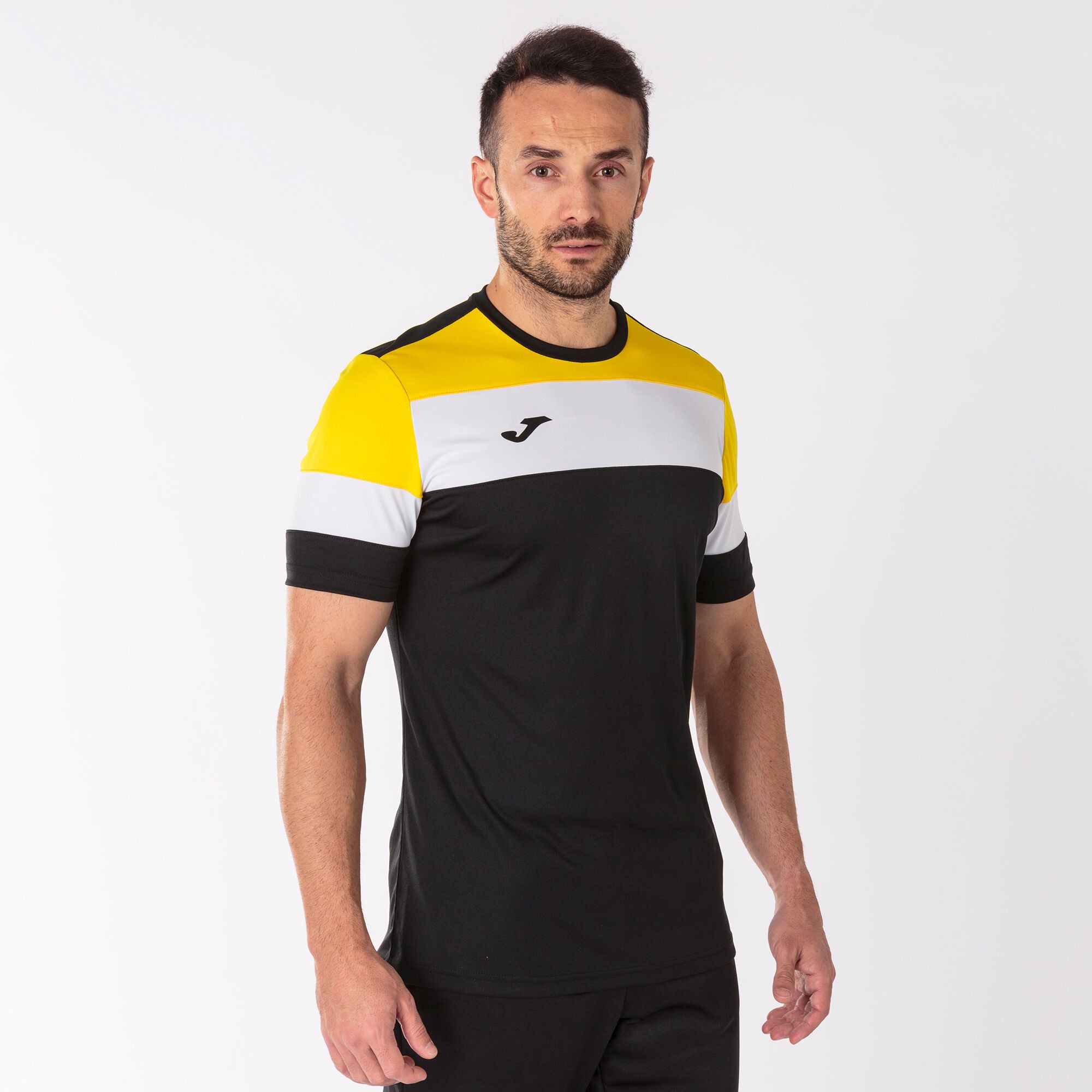 Joma Crew IV Jersey Black/Yellow