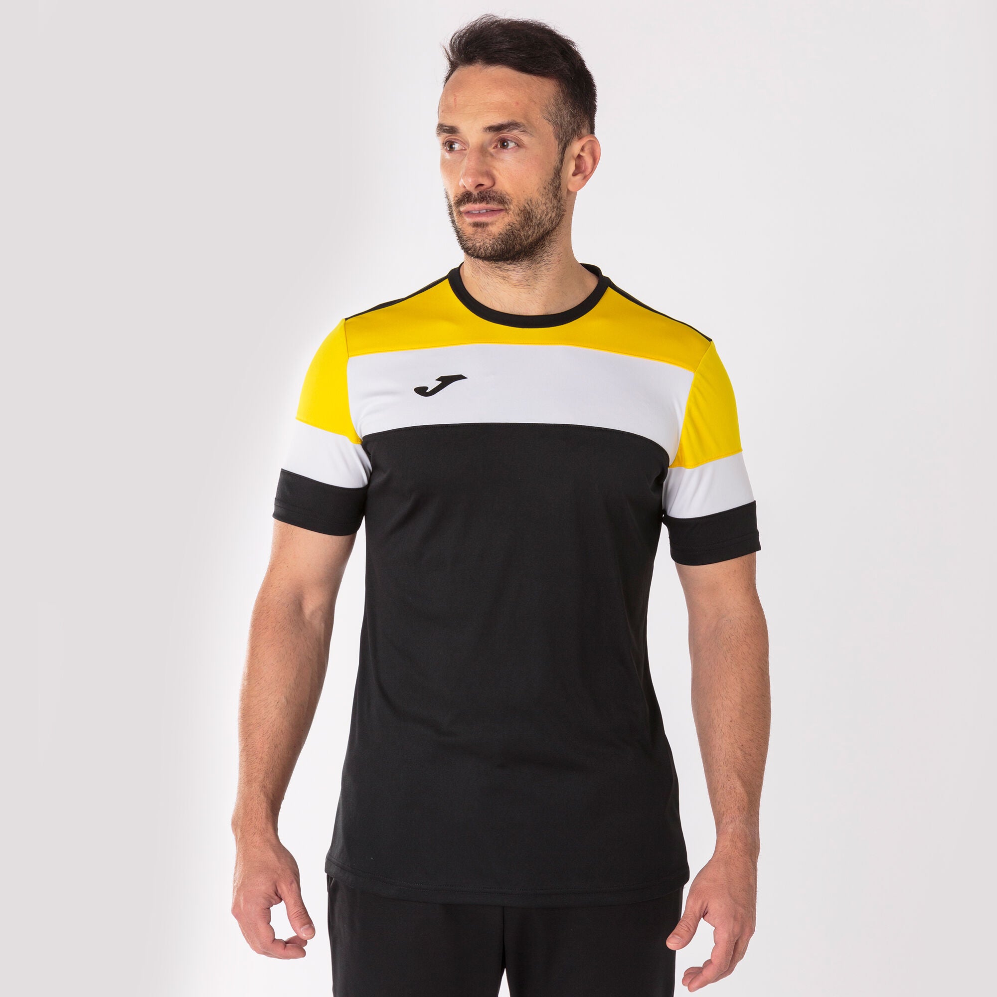 Joma Crew IV Jersey Black/Yellow