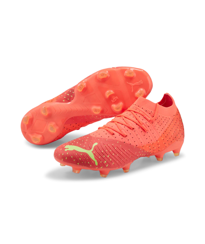 PUMA Future Z 3.4 FG/AG Football Boots Fiery Coral/Black/Salmon