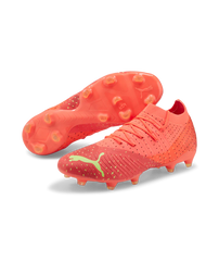 PUMA Future Z 3.4 FG/AG Football Boots Fiery Coral/Black/Salmon