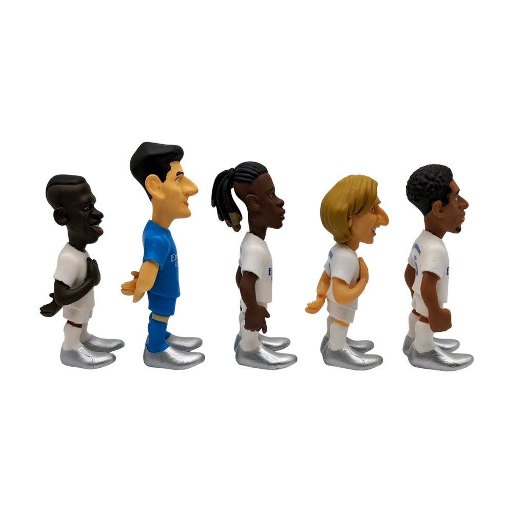 Pack de 5 juguetes Banbo REAL MADRID: Courtois, Vinicious, Camavinga, Modric y Bellingham