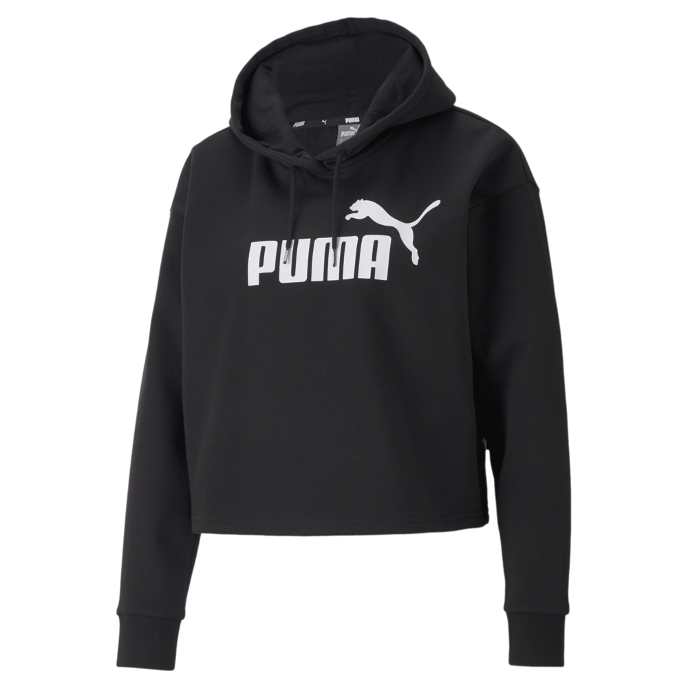 Puma Ess Cropped Logo Hoodie FL B