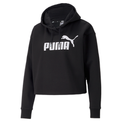 Puma Ess Cropped Logo Hoodie FL B