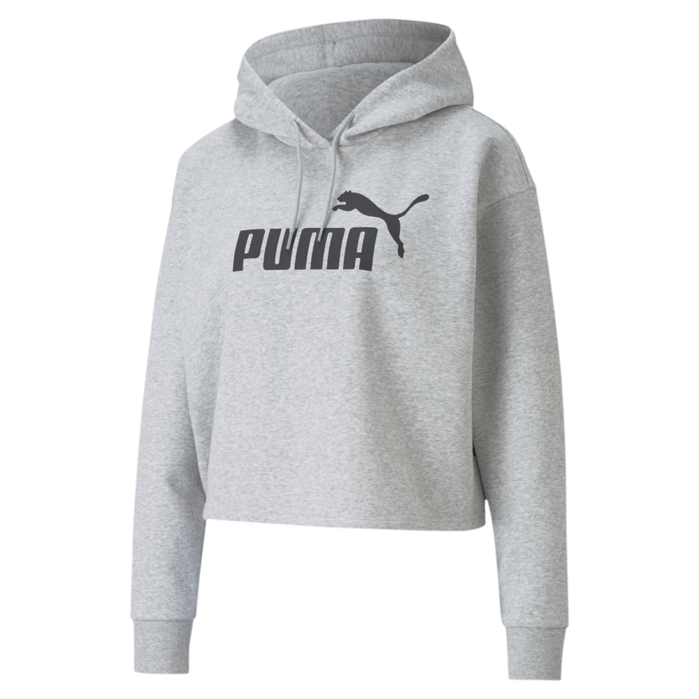 Puma Ess Cropped Logo Hoodie FL B