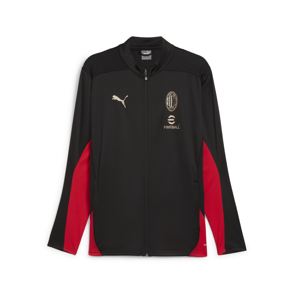 Chaqueta de entrenamiento Puma AC Milan negra/roja