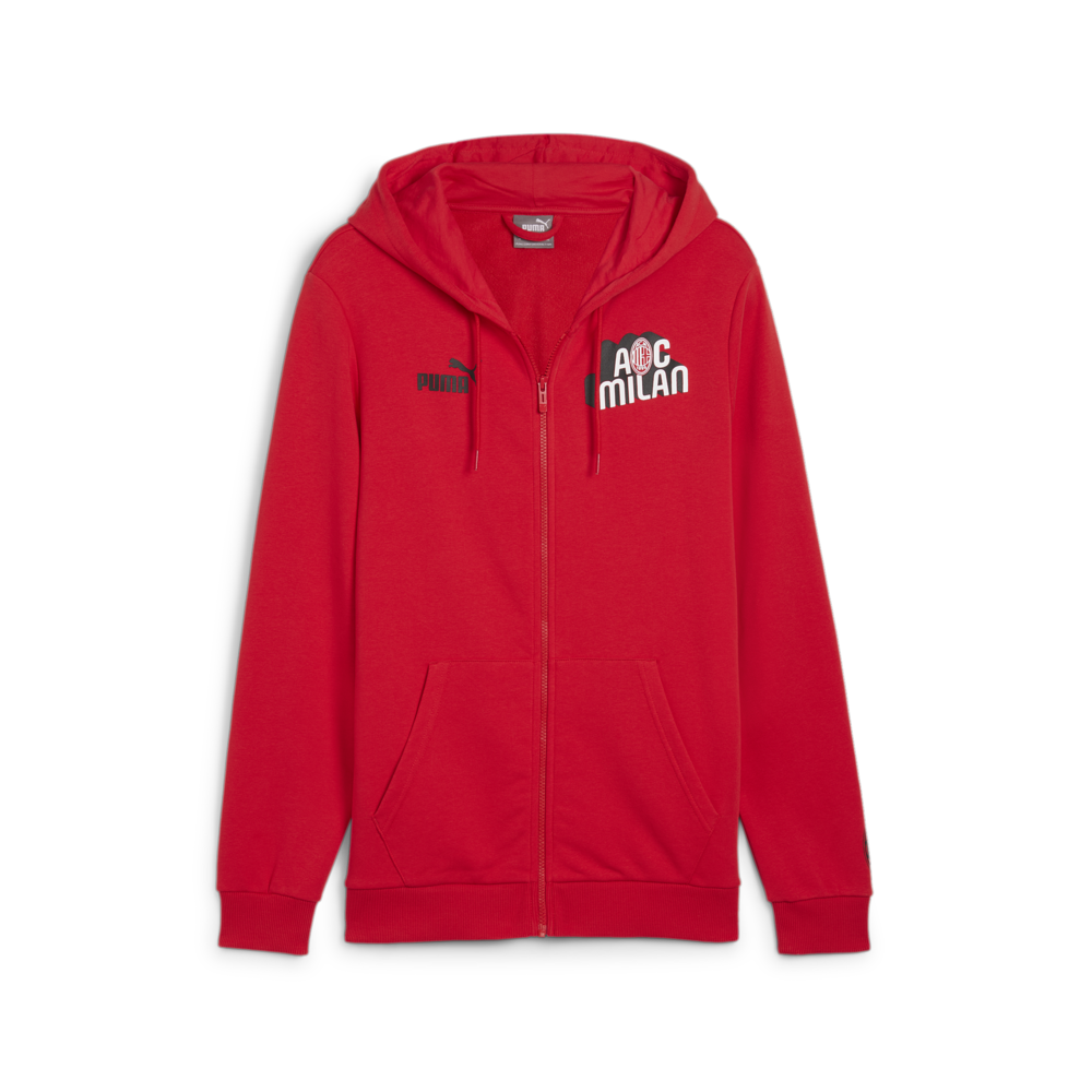 Sudadera con capucha Puma AC Milan Culture roja y negra