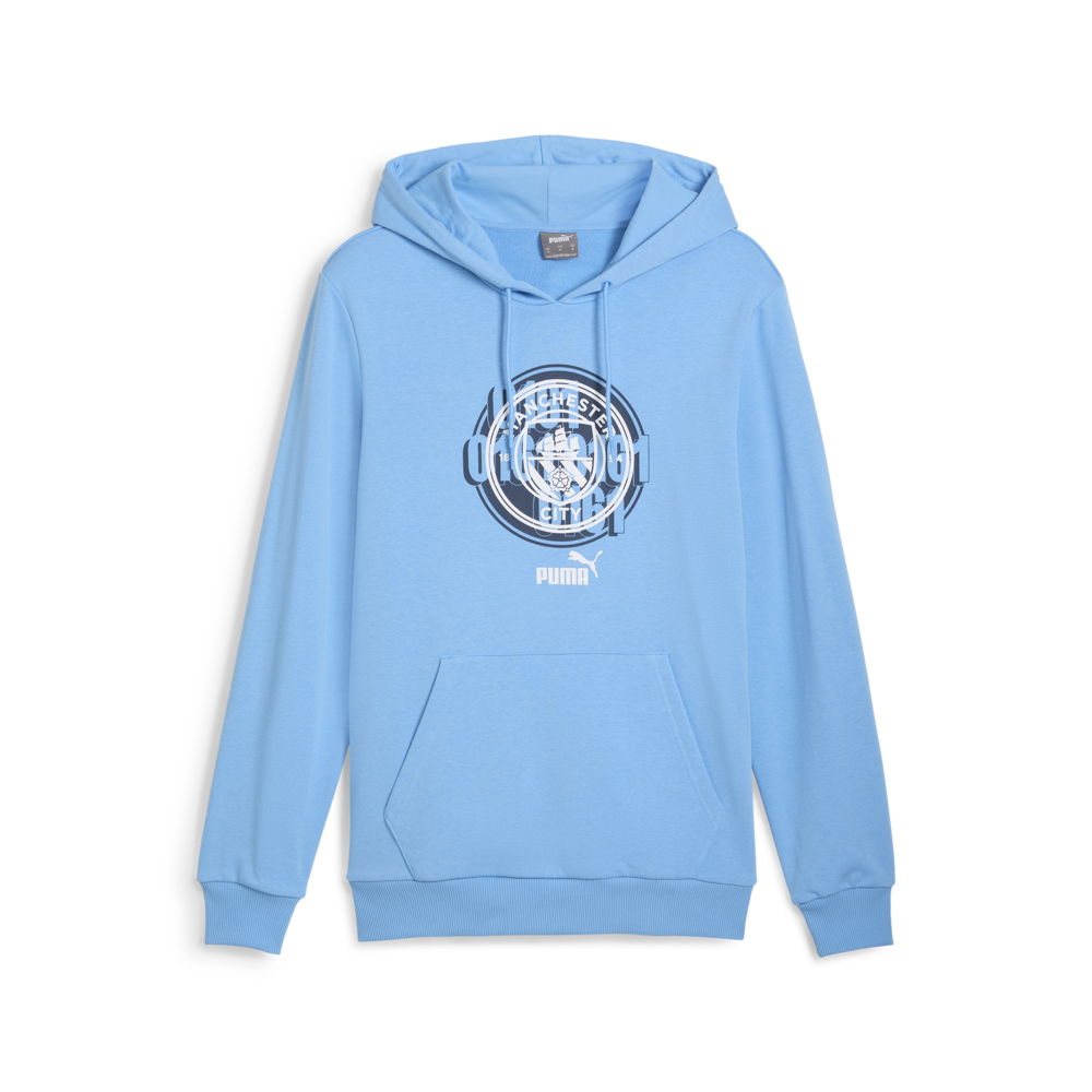 Puma Manchester City Ftblculture Hoodie Team Ligh Blue