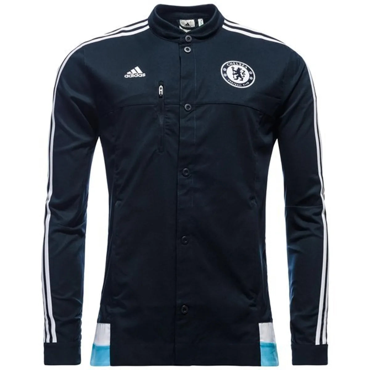 adidas Chelsea Anthem Jacket Dark Marine/White/Intense Blue