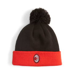 PUMA AC Milan Fan Pom Beanie Black/Red