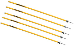 Kwik Goal Coaching Sticks Yellow