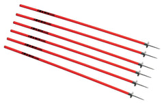 Kwik Goal Coaching Sticks Red