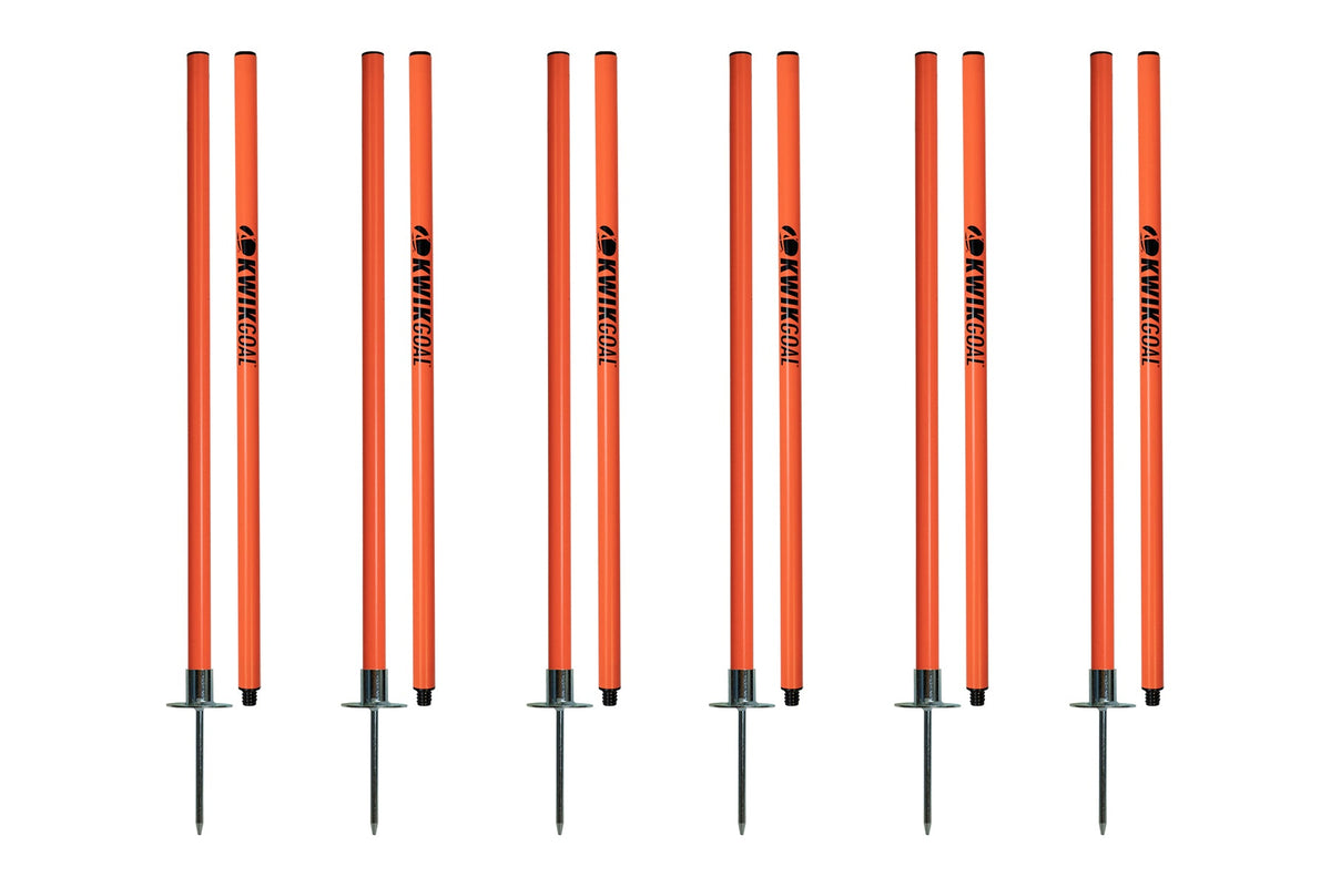 Kwik Goal Coaching Sticks 2 GO Orange