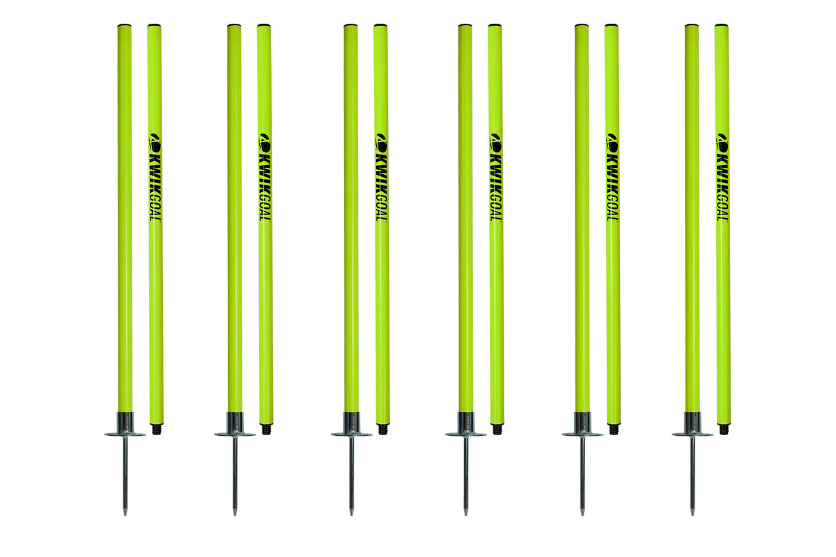 Kwik Goal Coaching Sticks 2 GO Green