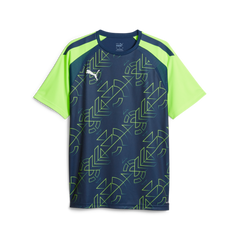 PUMA TeamLIGA Graphic Jersey Persian Blue Pro Green