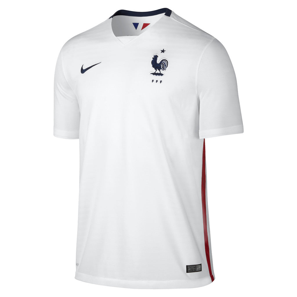 Nike Francia Away Stadium Jersey Whi