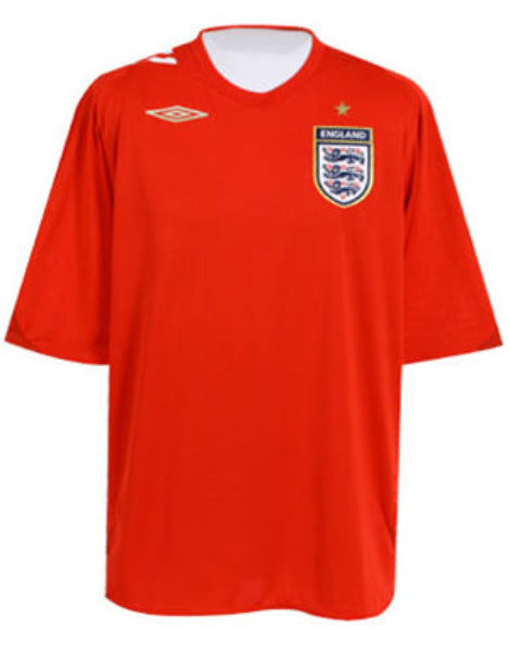 Umbro England Away Jersey 2006/2008 Red