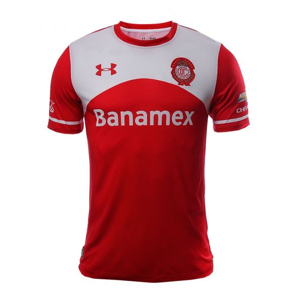 Under Armour Toluca Home Jersey 15 Red