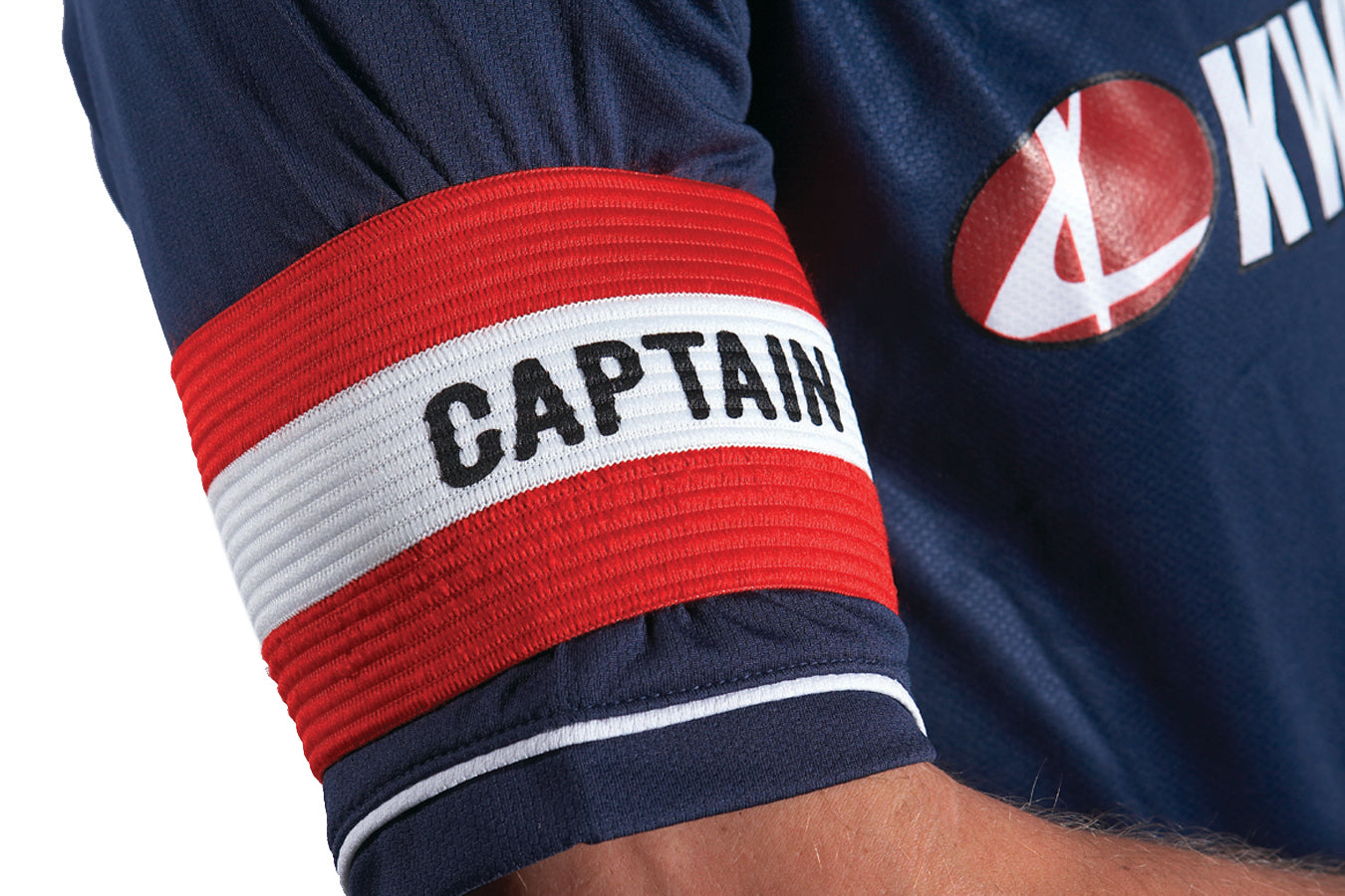 Kwik Goal Captain Arm Band - Adult & Youth Variants in Multiple Colors