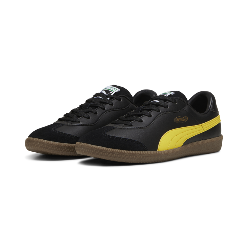 Puma King 21 IT Black/Pele Yellow