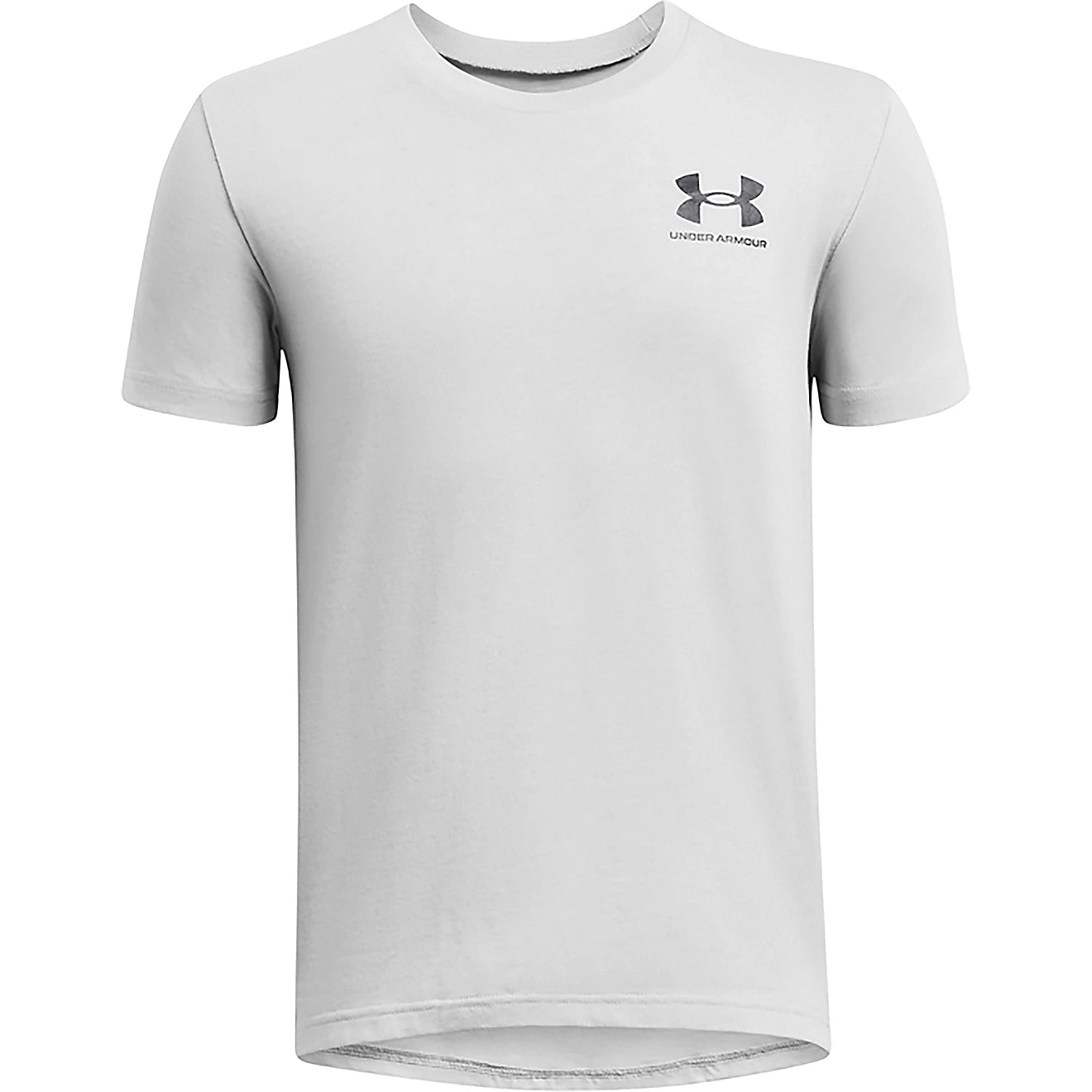 Camiseta deportiva Under Armour para niños en el pecho izquierdo