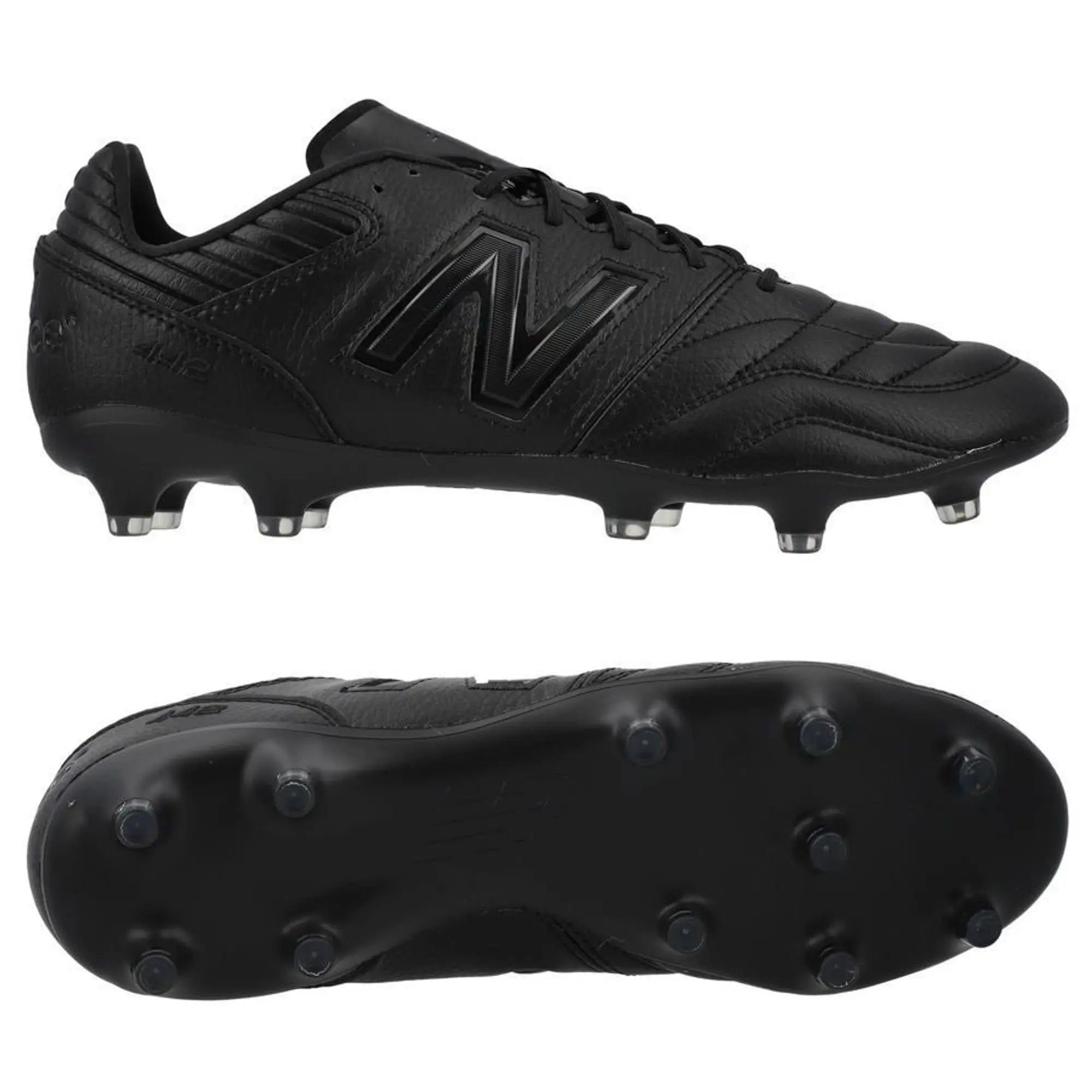 New Balance Unisex 442 Pro FG V2 Soccer Shoes Black Size 7.5