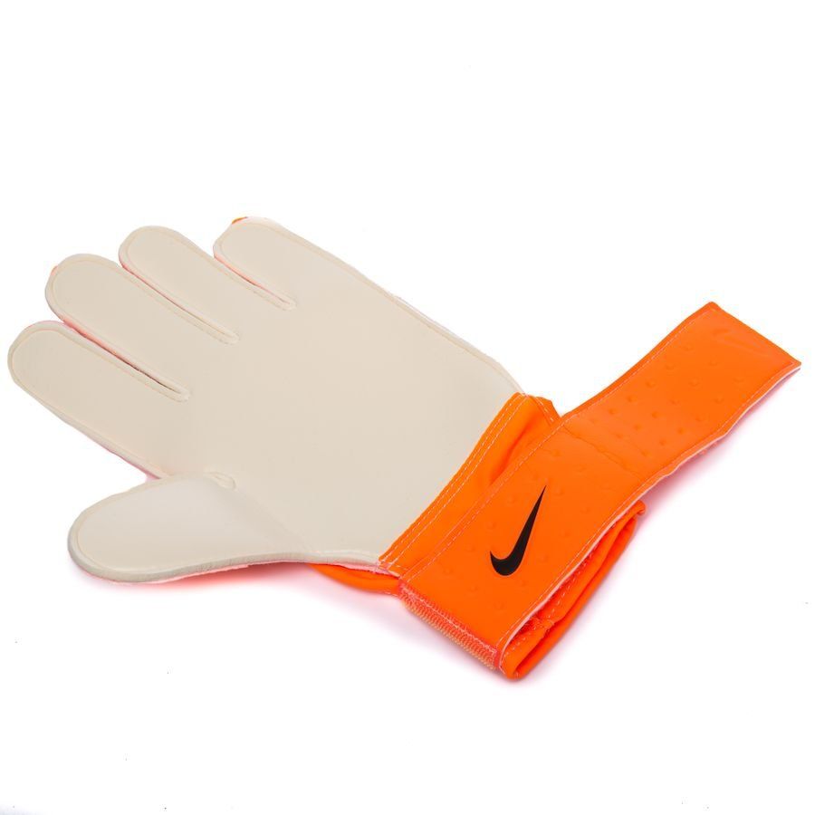 Guantes de portero Nike Match en color naranja y carmesí