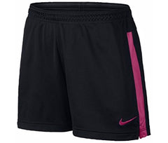 Pantalón corto de punto Nike Academy negro/blanco