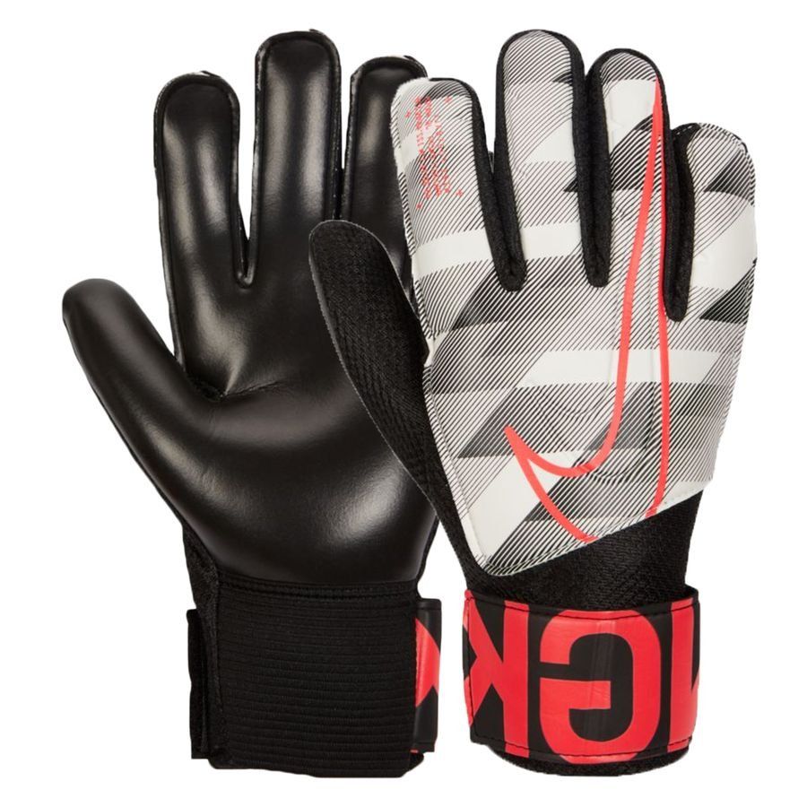 Nike Kid's JR Match Goalkeeper Gloves White/Black/Laser Crimson – Best ...