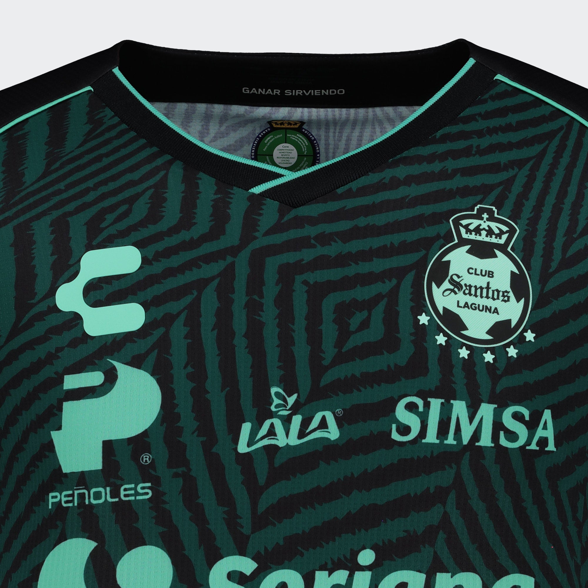 Charly Santos Away Jersey 24 A Green/W