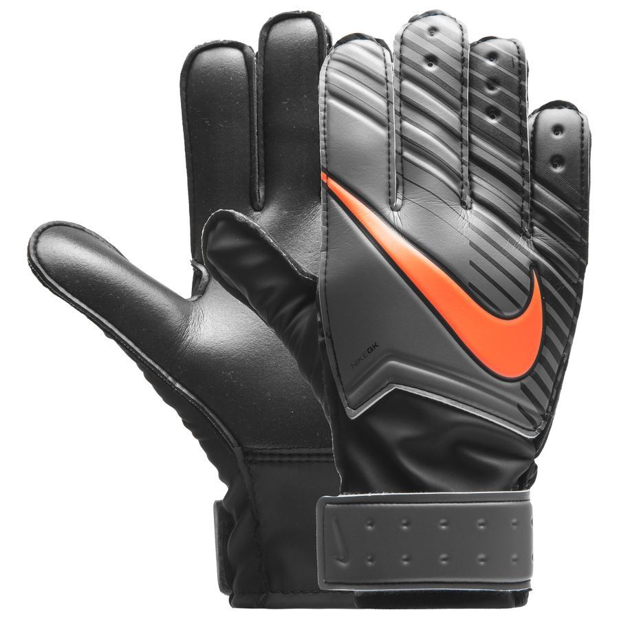 Nike Kid's Match Goalkeeper Gloves Grey/Black/Orange