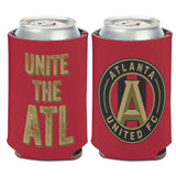 Enfriador de latas con eslogan Wincraft Atlanta United, 12 oz