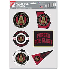 WinCraft Atlanta United Multi Use 6 Fan Pack Black/Red