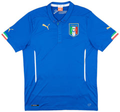 PUMA Italy Home Jersey Mario Balotelli 2014 Jersey Blue