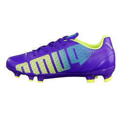 PUMA evoSPEED 5.3 FG JR Purple/Yellow