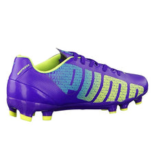 PUMA evoSPEED 5.3 FG JR Purple/Yellow