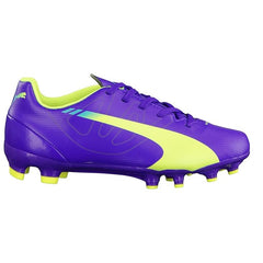 PUMA evoSPEED 5.3 FG JR Purple/Yellow