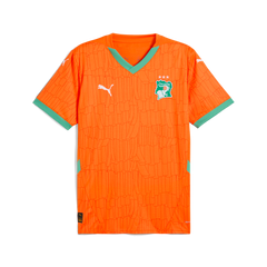 Puma Men's Ivory Coast Home Jersy Replica 25 Orange