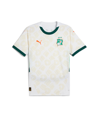 Puma Men's Ivory Coast Away Jersey Replica 25 White