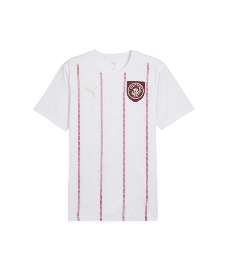 PUMA Manchester City Prematch SS Jersey White