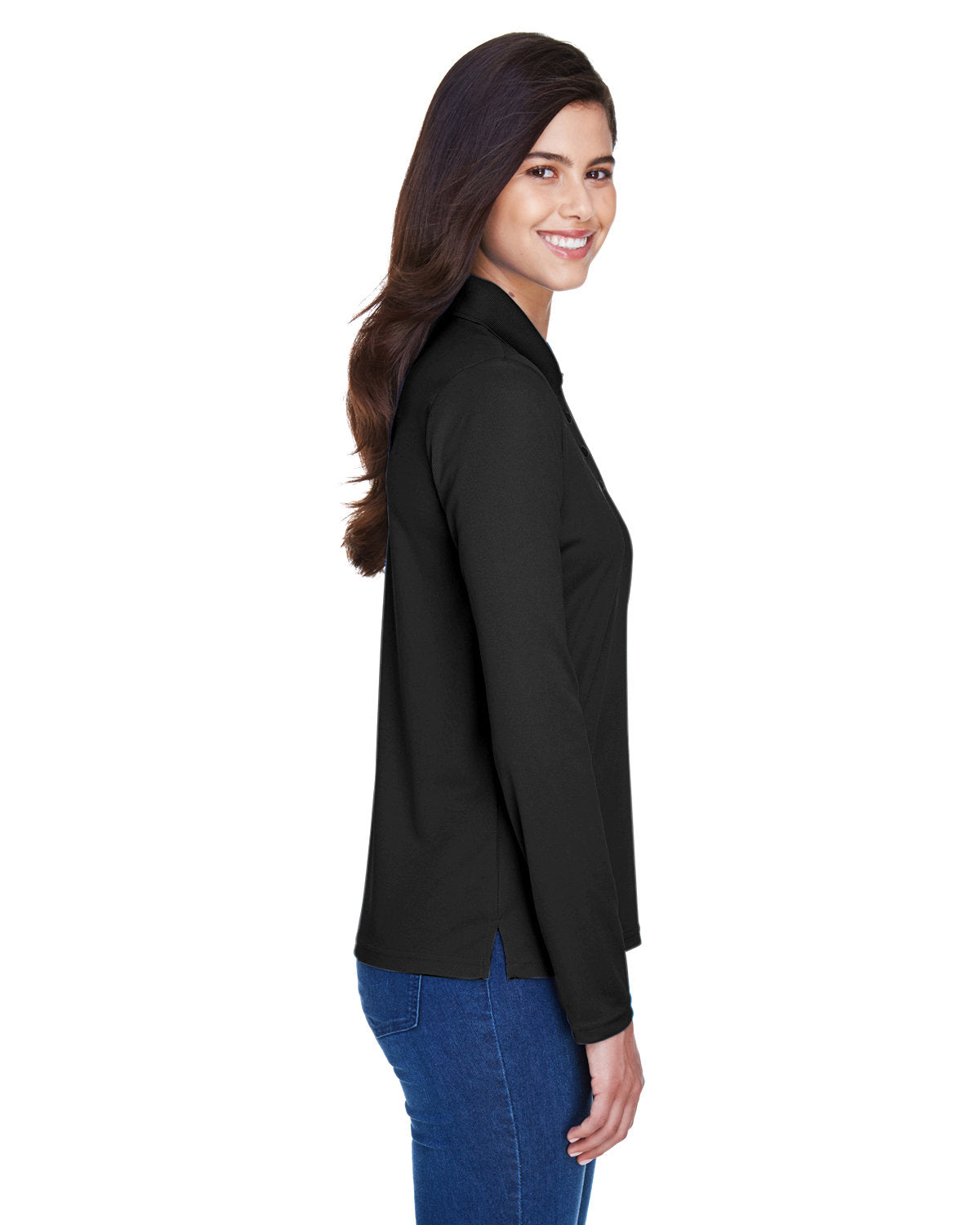 CORE365 Ladies' Pinnacle Performance Long-Sleeve Piqué Polo