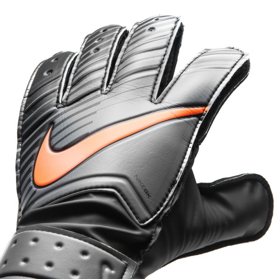 Guantes de portero Nike Match en gris, negro y naranja