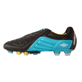 Botas de fútbol para superficies firmes Umbro Geometra Premier FG Negro/Blanco/Azul