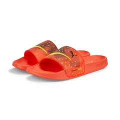 PUMA Lead Cat 2.0 World Cup Slides Fiery Coral/Black